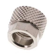8x6mm (M12x1) Nickel-plated Brass Union Nut [20 Pieces]