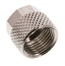 8x6mm (M12x1) Nickel-plated Brass Union Nut [20 Pieces]
