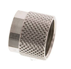 10x8mm (M14x1) Nickel-plated Brass Union Nut [10 Pieces]