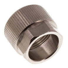 11.6x9mm (M16x1) Nickel-plated Brass Union Nut [5 Pieces]