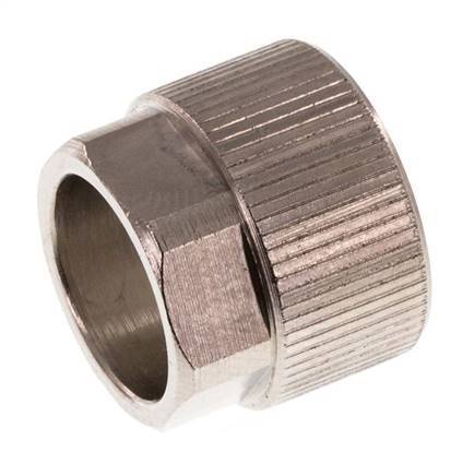 11.6x9mm (M16x1) Nickel-plated Brass Union Nut [5 Pieces]