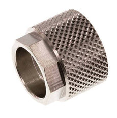 12x10mm (M16x1) Nickel-plated Brass Union Nut [10 Pieces]