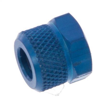 6x4mm (M10x1) Aluminium Union Nut [10 Pieces]