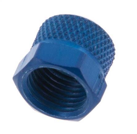 6x4mm (M10x1) Aluminium Union Nut [10 Pieces]