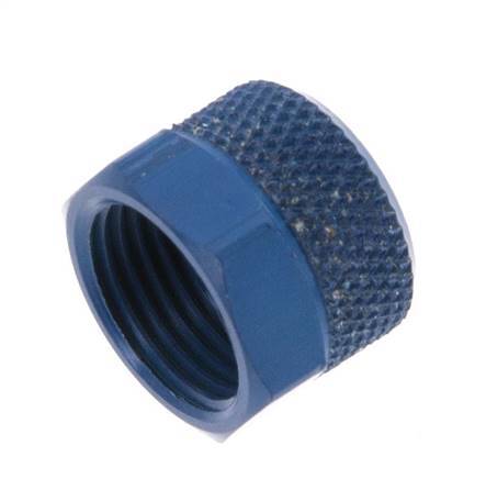 8x6mm (M12x1) Aluminium Union Nut [10 Pieces]