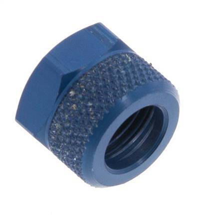 8x6mm (M12x1) Aluminium Union Nut [10 Pieces]