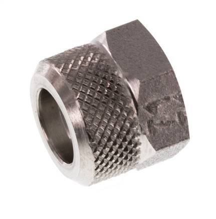 8x6mm (M12x1) Stainless Steel Union Nut [2 Pieces]