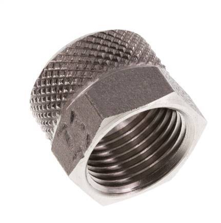 8x6mm (M12x1) Stainless Steel Union Nut [2 Pieces]