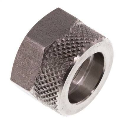 12x10mm (M16x1) Stainless Steel Union Nut
