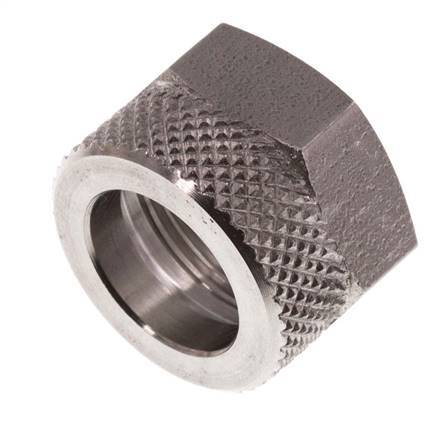 12x10mm (M16x1) Stainless Steel Union Nut