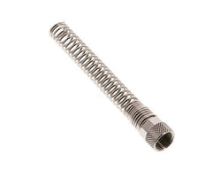 8x6mm (M12x1) Nickel-plated Brass Union Nut Bend Protection [2 Pieces]