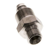 8x6 & G1/8'' Stainless Steel 1.4571 Straight Push-on Fitting with Male Threads