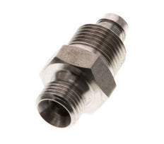 8x6 & G1/8'' Stainless Steel 1.4571 Straight Push-on Fitting with Male Threads