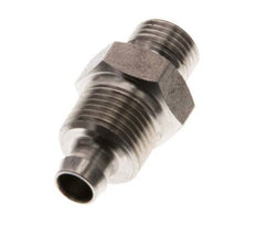 8x6 & G1/8'' Stainless Steel 1.4571 Straight Push-on Fitting with Male Threads