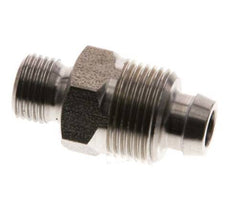 10x8 & G1/8'' Stainless Steel 1.4571 Straight Push-on Fitting with Male Threads