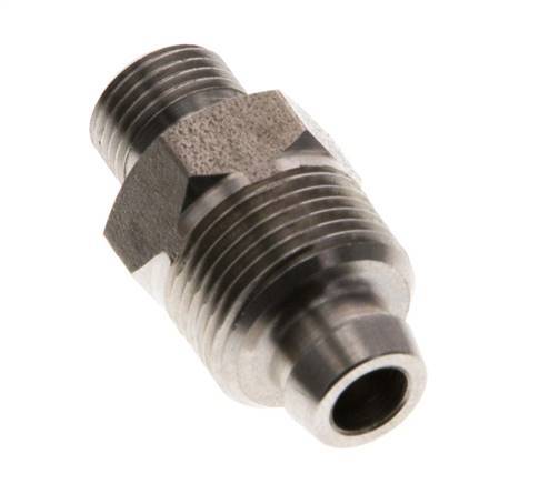 10x8 & G1/8'' Stainless Steel 1.4571 Straight Push-on Fitting with Male Threads