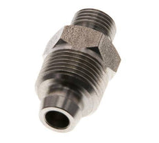10x8 & G1/8'' Stainless Steel 1.4571 Straight Push-on Fitting with Male Threads