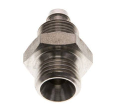 8x6 & G1/4'' Stainless Steel 1.4571 Straight Push-on Fitting with Male Threads