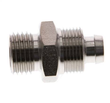 10x8 & G1/4'' Stainless Steel 1.4571 Straight Push-on Fitting with Male Threads