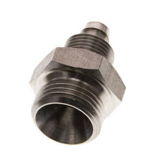 8x6 & G3/8'' Stainless Steel 1.4571 Straight Push-on Fitting with Male Threads