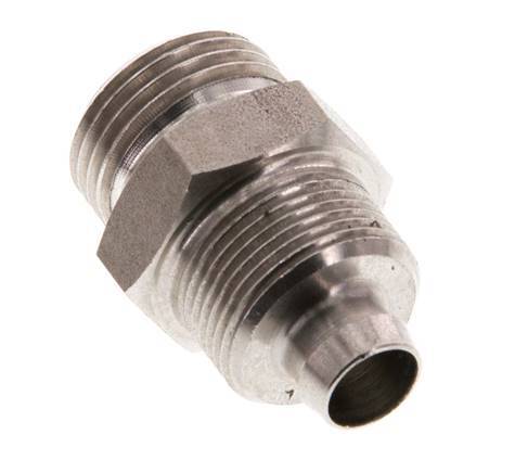 10x8 & G3/8'' Stainless Steel 1.4571 Straight Push-on Fitting with Male Threads