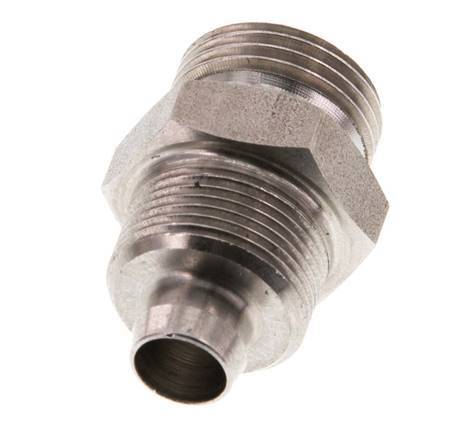 10x8 & G3/8'' Stainless Steel 1.4571 Straight Push-on Fitting with Male Threads