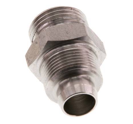 12x10 & G3/8'' Stainless Steel 1.4571 Straight Push-on Fitting with Male Threads