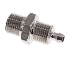 6x4 & 1/8''NPT Stainless Steel 1.4571 Straight Push-on Fitting with Male Threads