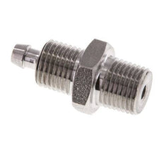 6x4 & 1/8''NPT Stainless Steel 1.4571 Straight Push-on Fitting with Male Threads