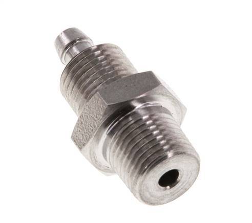 6x4 & 1/8''NPT Stainless Steel 1.4571 Straight Push-on Fitting with Male Threads