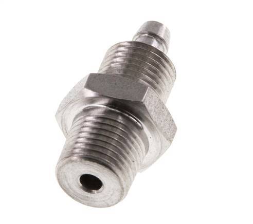 6x4 & 1/8''NPT Stainless Steel 1.4571 Straight Push-on Fitting with Male Threads