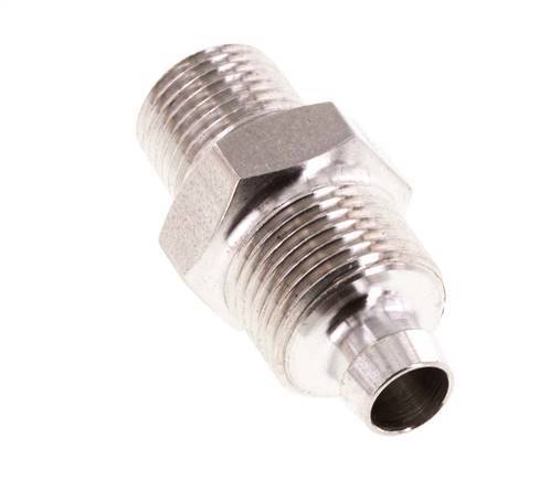 8x6 & 1/8''NPT Stainless Steel 1.4571 Straight Push-on Fitting with Male Threads