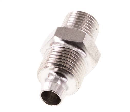 8x6 & 1/8''NPT Stainless Steel 1.4571 Straight Push-on Fitting with Male Threads