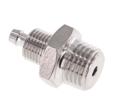 6x4 & 1/4''NPT Stainless Steel 1.4571 Straight Push-on Fitting with Male Threads