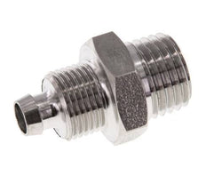 8x6 & 1/4''NPT Stainless Steel 1.4571 Straight Push-on Fitting with Male Threads