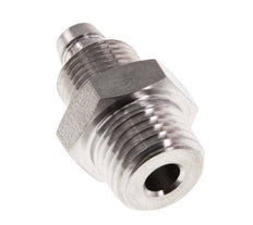 8x6 & 1/4''NPT Stainless Steel 1.4571 Straight Push-on Fitting with Male Threads