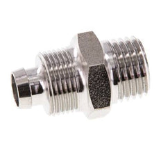 10x8 & 1/4''NPT Stainless Steel 1.4571 Straight Push-on Fitting with Male Threads