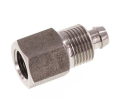8x6 & G1/8'' Stainless Steel 1.4571 Straight Push-on Fitting with Female Threads