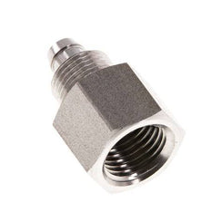 8x6 & G1/4'' Stainless Steel 1.4571 Straight Push-on Fitting with Female Threads