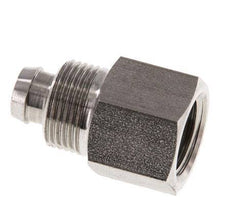 10x8 & G1/4'' Stainless Steel 1.4571 Straight Push-on Fitting with Female Threads