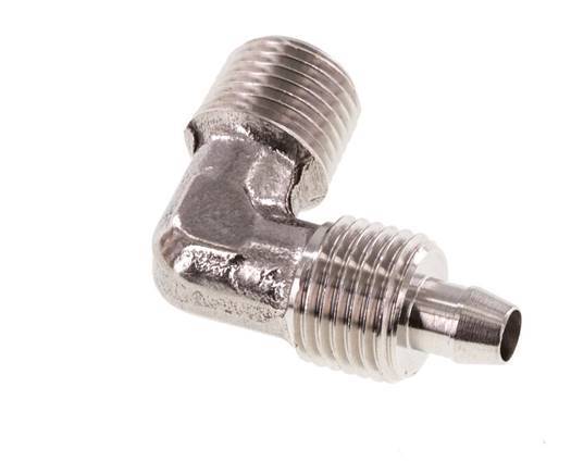 6x4 & R1/8'' Stainless Steel 1.4404 Elbow Push-on Fitting with Male Threads