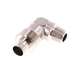 10x8 & R1/8'' Stainless Steel 1.4404 Elbow Push-on Fitting with Male Threads