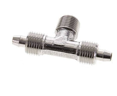 6x4 & R1/8'' Stainless Steel 1.4404 Tee Push-on Fitting with Male Threads