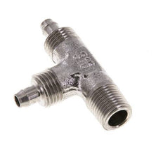 6x4 & R1/8'' Stainless Steel 1.4305 Right Angle Tee Push-on Fitting with Male Threads