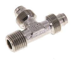 10x8 & R1/4'' Stainless Steel 1.4305 Right Angle Tee Push-on Fitting with Male Threads