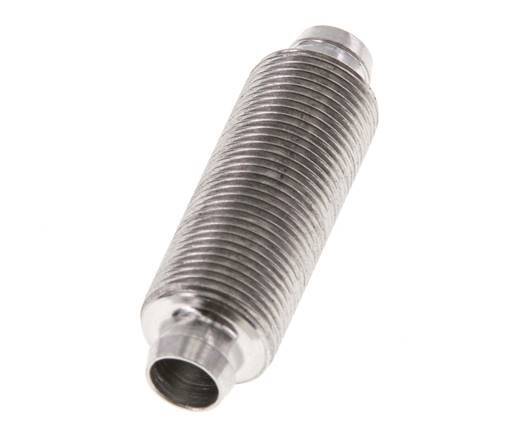 10x8 Stainless Steel 1.4571 Straight Push-on Fitting Bulkhead