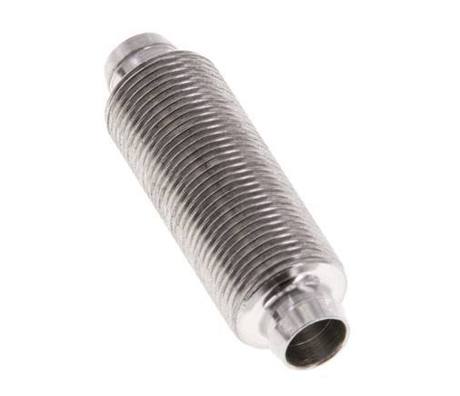 10x8 Stainless Steel 1.4571 Straight Push-on Fitting Bulkhead