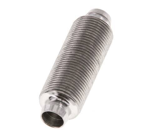 10x8 Stainless Steel 1.4571 Straight Push-on Fitting Bulkhead