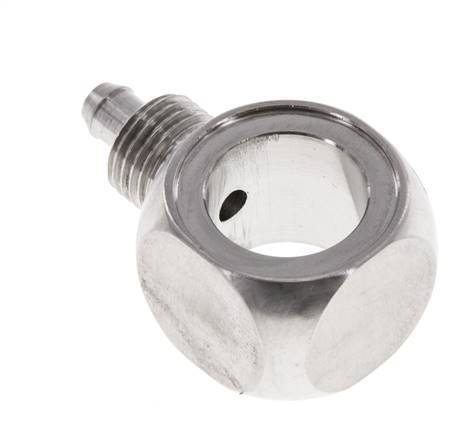 6x4 & G1/4'' Stainless Steel 1.4571 Banjo Push-on Fitting