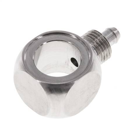 6x4 & G1/4'' Stainless Steel 1.4571 Banjo Push-on Fitting